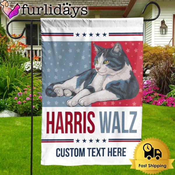 Harris Walz Flag Kamala Harris 2024 Custom Garden Flag