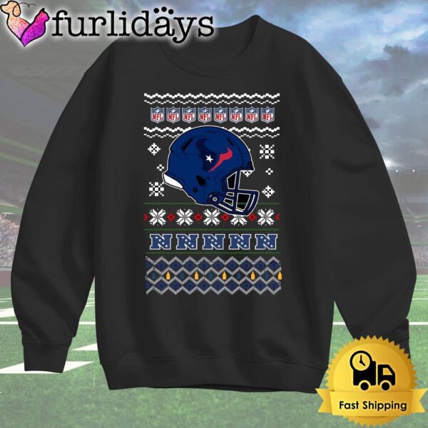 Houston Texans Helmet Team Christmas T Shirt