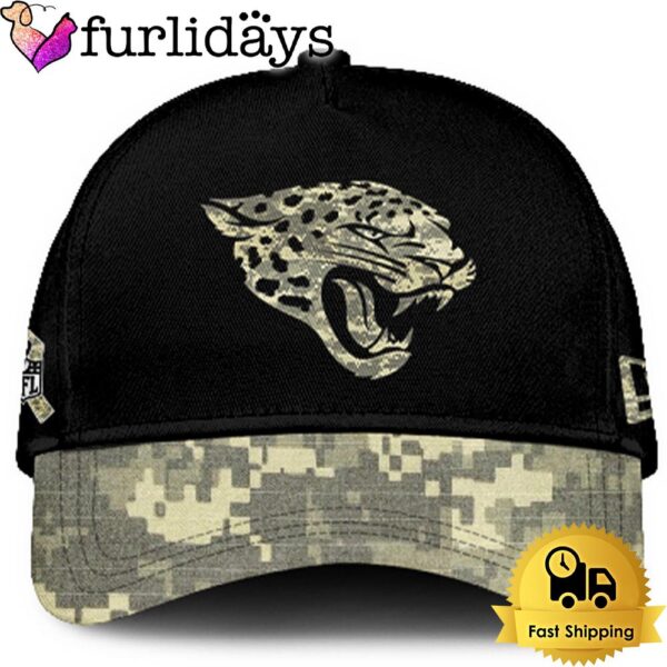 Jacksonville Jaguars 2024 Salute to Service Club Black Camo Cap Gift For Veteran