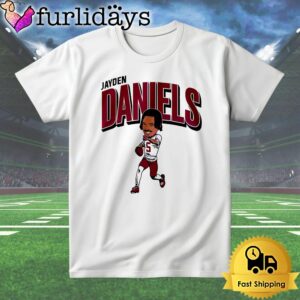 Jayden Daniels Caricature Washington Football T…