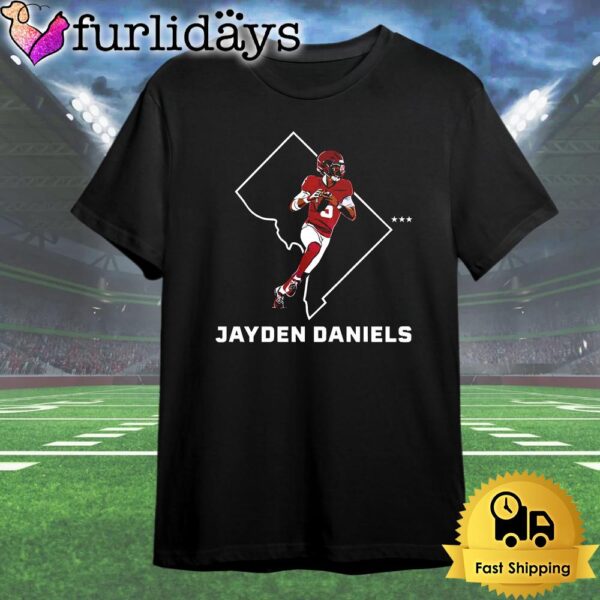 Jayden Daniels Washington Commanders State Star T Shirt