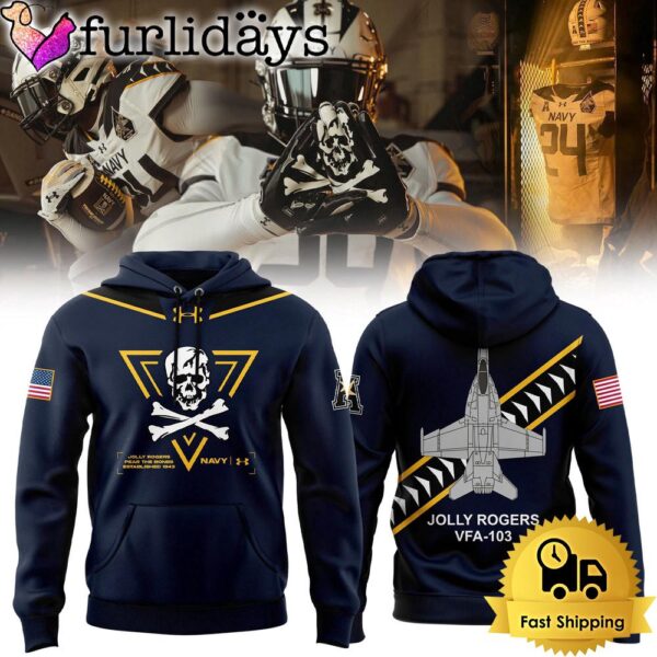 Jolly Rogers VFA 103 Navy Midshipmen Hoodie