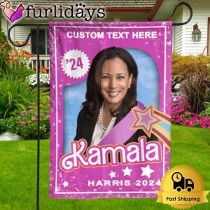 Kamala Harris 2024 Flag Pink Kamala…