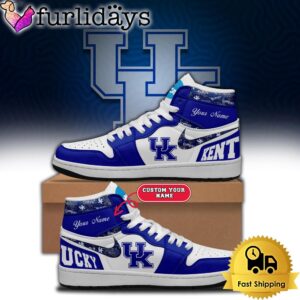 Kentucky Wildcats Logo Team Camo Blue…