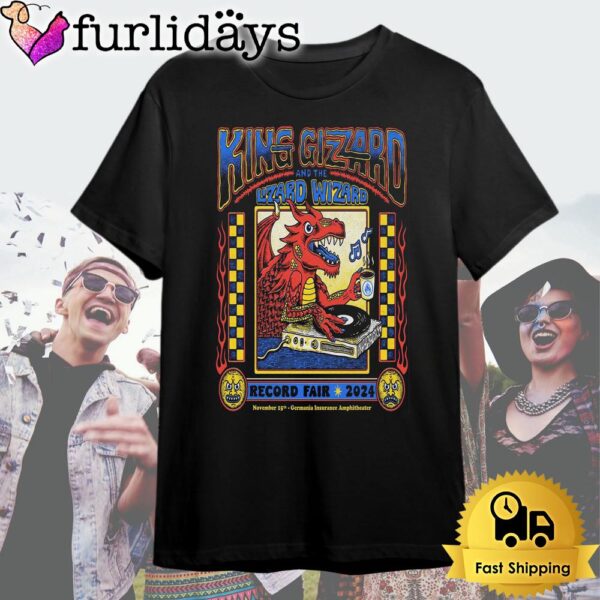 King Gizzard And The Lizard Wizard Show At Austin TX November 15 2024 T Shirt