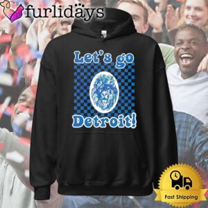 Lets Go Detroit Lions Mascot T Shirt