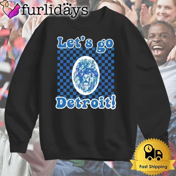 Lets Go Detroit Lions Mascot T Shirt