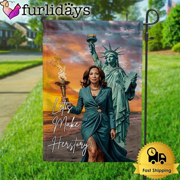 Let’s Make Herstory Kamala Harris Garden Flag