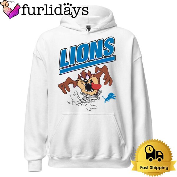 Looney Tunes Taz Detroit Lions T Shirt