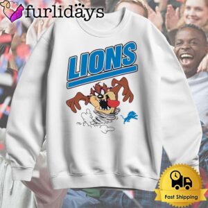 Looney Tunes Taz Detroit Lions T Shirt