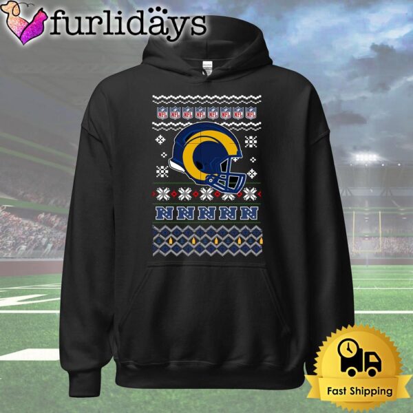 Los Angeles Rams Helmet Team Christmas T Shirt