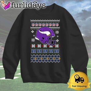 Minnesota Vikings Helmet Team Christmas T Shirt