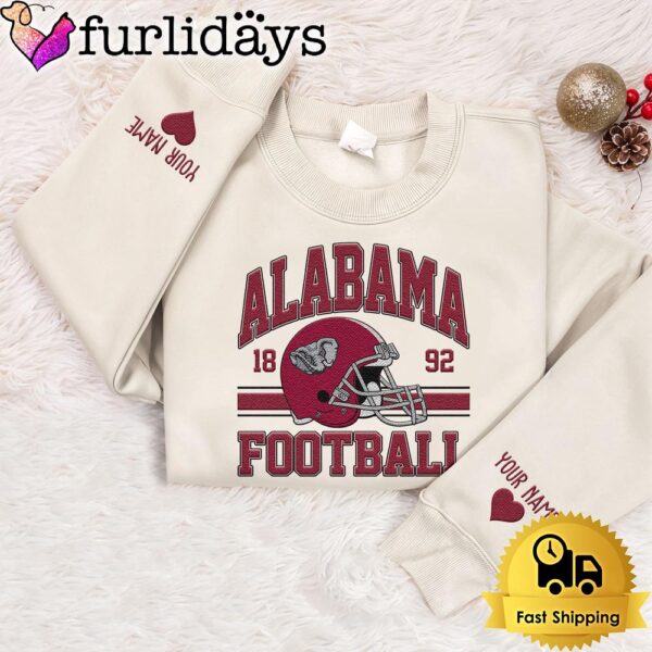 NCAA Alabama Crimson Tide Year The Team Was Founded Custom Embroidered Sweatshirt