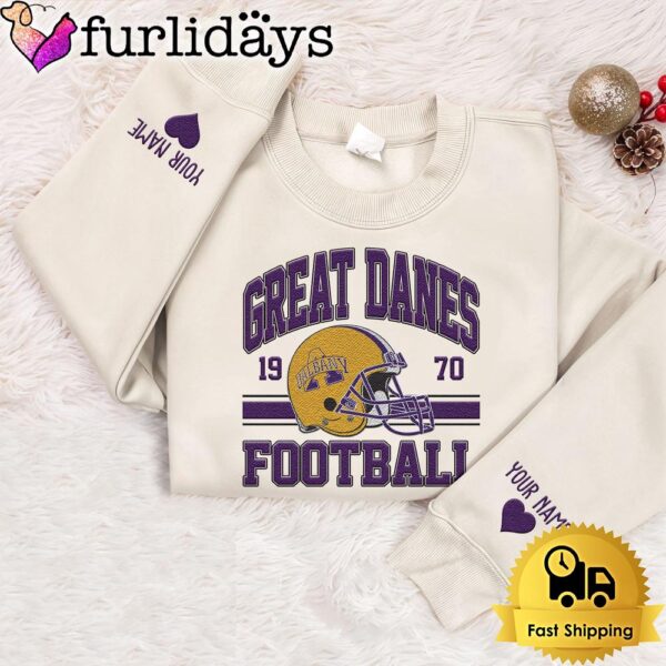 NCAA Albany Great Danes Year The Team Was Founded Custom Embroidered Sweatshirt