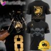 NCAA Army Black Knights Skull Black T Shirt