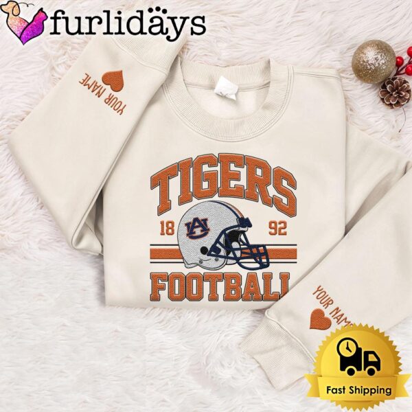 NCAA Auburn Tigers Year The Team Was Founded Custom Embroidered Sweatshirt