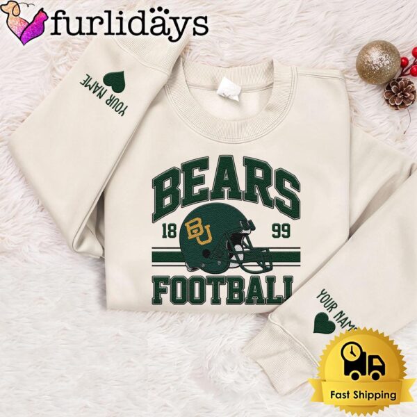 NCAA Baylor Bears Year The Team Was Founded Custom Embroidered Sweatshirt