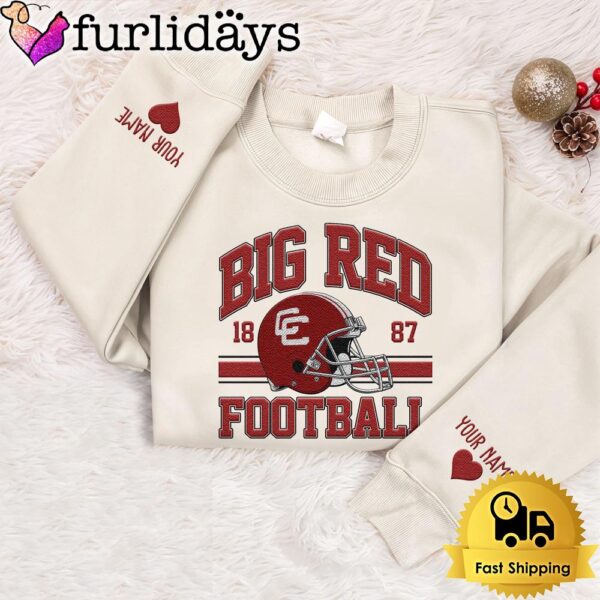 NCAA Cornell Big Red Year The Team Was Founded Custom Embroidered Sweatshirt