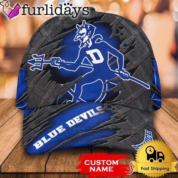 NCAA Duke Blue Devils 3D Mascot Custom Baseball Cap