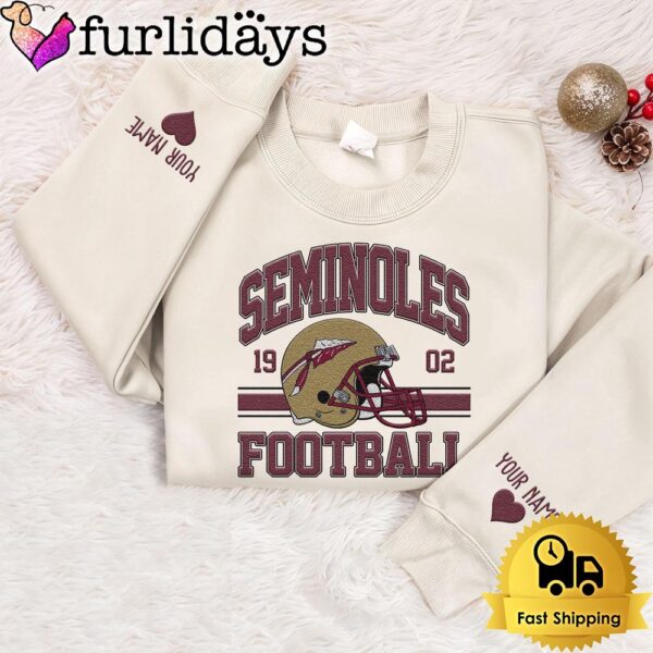 NCAA Florida State Seminoles Year The Team Was Founded Custom Embroidered Sweatshirt