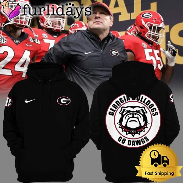 NCAA Georgia Bulldogs Go Dawgs Logo Hoodie