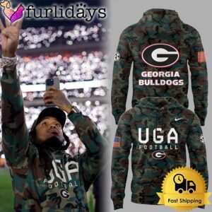 NCAA Georgia Bulldogs UGA Football Camo…