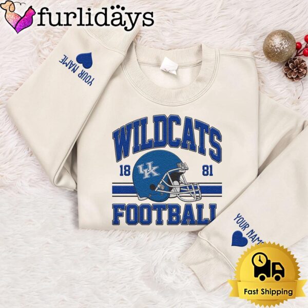 NCAA Kentucky Wildcats Year The Team Was Founded Custom Embroidered Sweatshirt