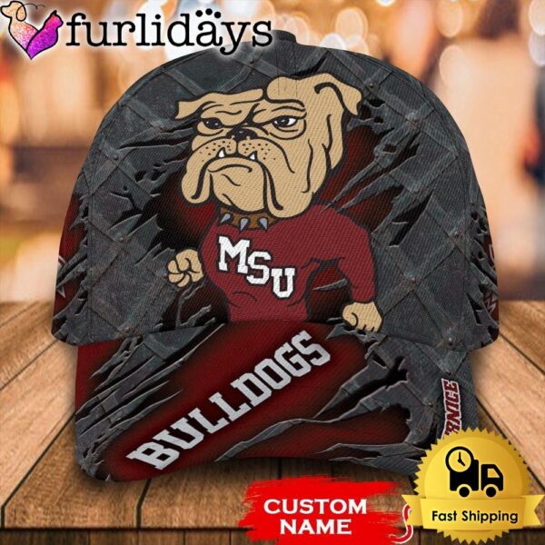 NCAA Mississippi State Bulldogs 3D Mascot Custom Baseball Cap