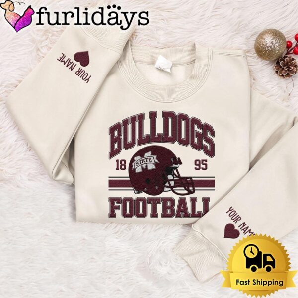 NCAA Mississippi State Bulldogs Year The Team Was Founded Custom Embroidered Sweatshirt