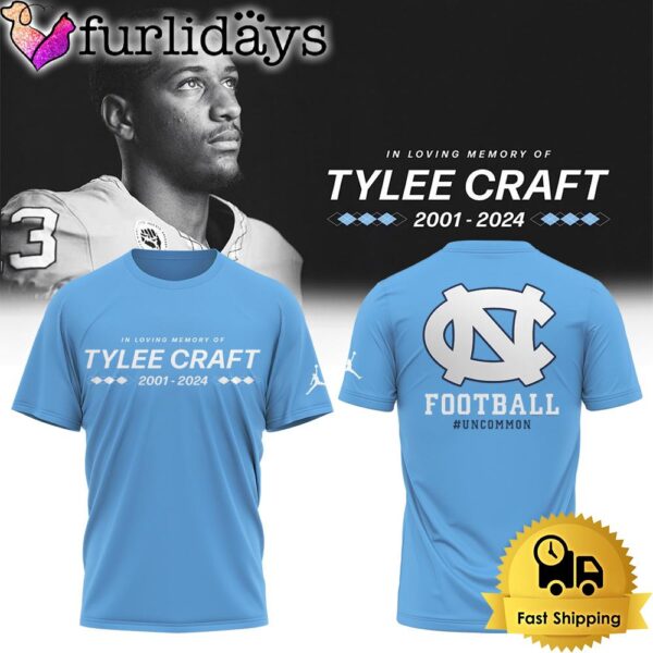 NCAA North Carolina Tar Heels In Loving Memory Of Tylee Craft 2024 T Shirt