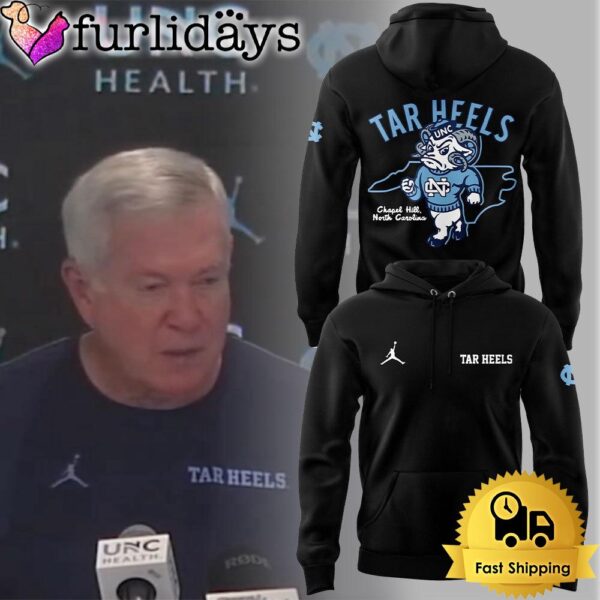 NCAA North Carolina Tar Heels Mascot Chapel Hill North Carolina 2024 Hoodie