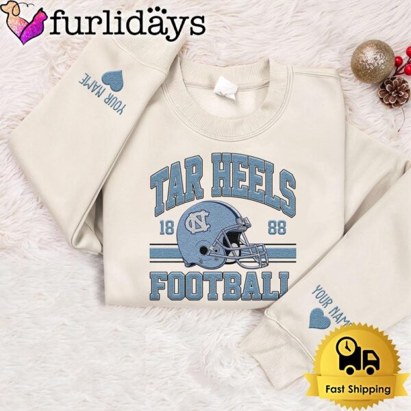 NCAA North Carolina Tar Heels Year The Team Was Founded Custom Embroidered Sweatshirt