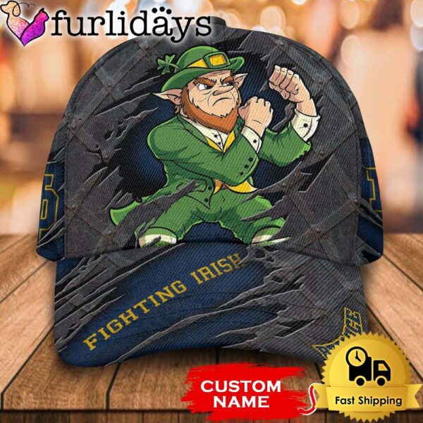 NCAA Notre Dame Fighting Irish 3D Mascot Custom Baseball Cap