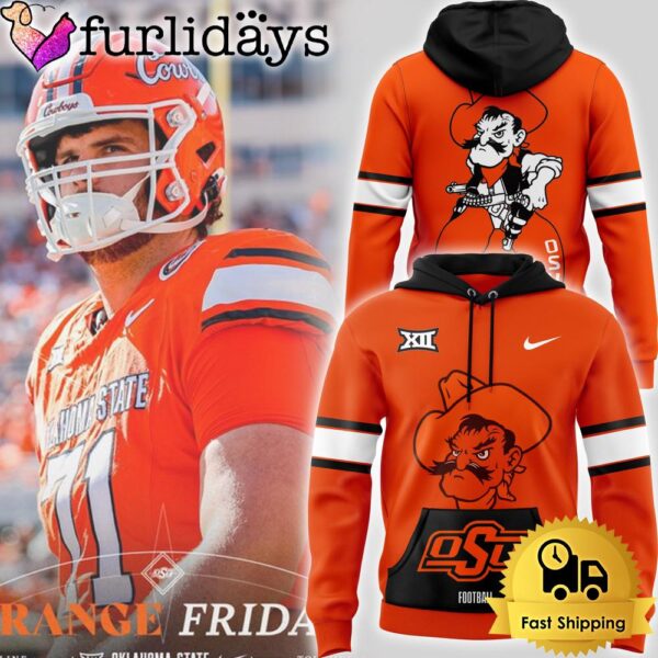 NCAA Oklahoma State Cowboys Football 2024 Throwback Hoodie