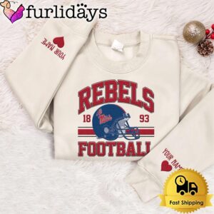 NCAA Ole Miss Rebels Year The Team Was Founded Custom Embroidered Sweatshirt