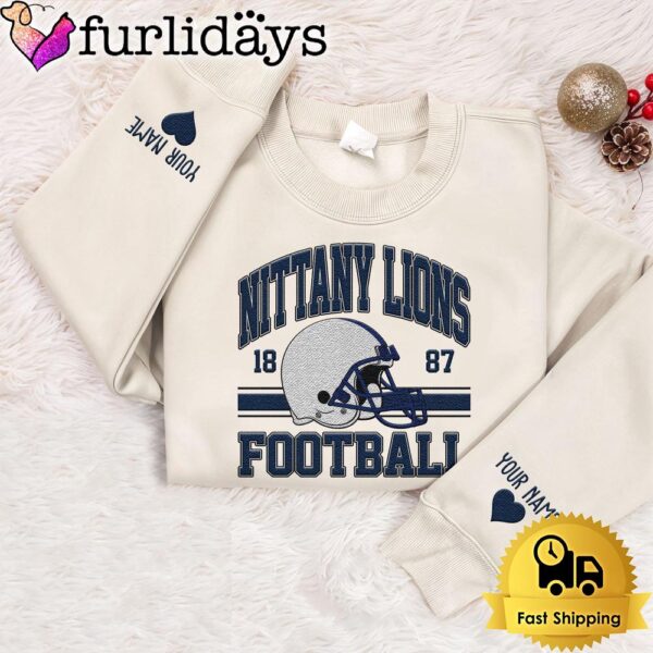 NCAA Penn State Nittany Lions Year The Team Was Founded Custom Embroidered Sweatshirt