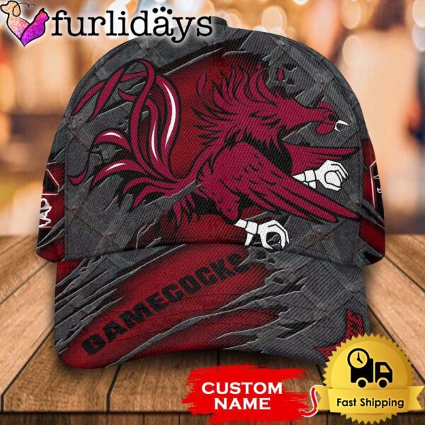 NCAA South Carolina Gamecocks 3D Mascot Custom Baseball Cap