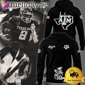 NCAA Texas A&M Aggies American Flag Hoodie