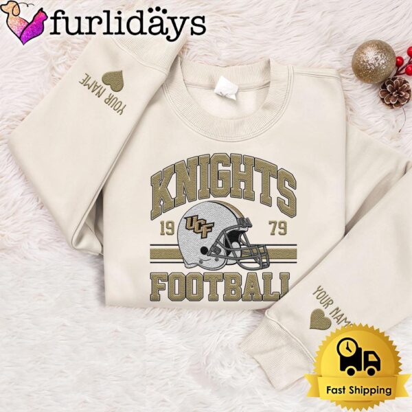 NCAA UCF Knights Year The Team Was Founded Custom Embroidered Sweatshirt