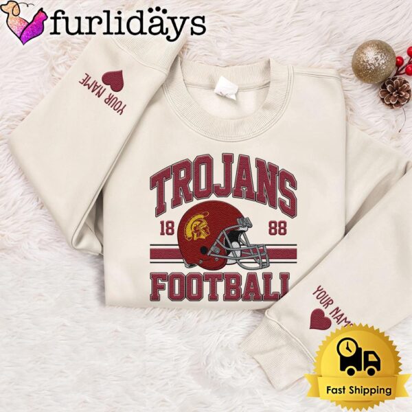 NCAA USC Trojans Year The Team Was Founded Custom Embroidered Sweatshirt