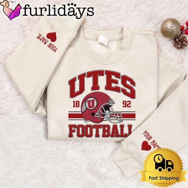 NCAA Utah Utes Year The Team Was Founded Custom Embroidered Sweatshirt