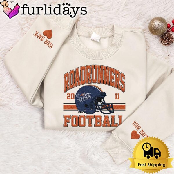 NCAA UTSA Roadrunners Year The Team Was Founded Custom Embroidered Sweatshirt