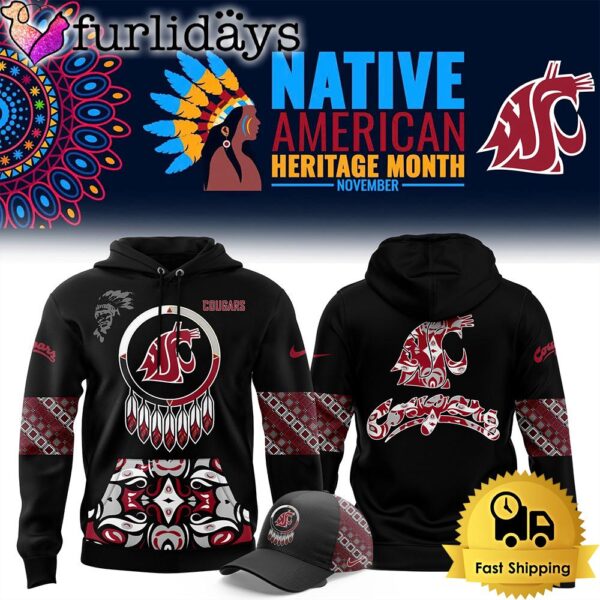 NCAA Washington State Cougars 2024 Native American Heritage Month Hoodie