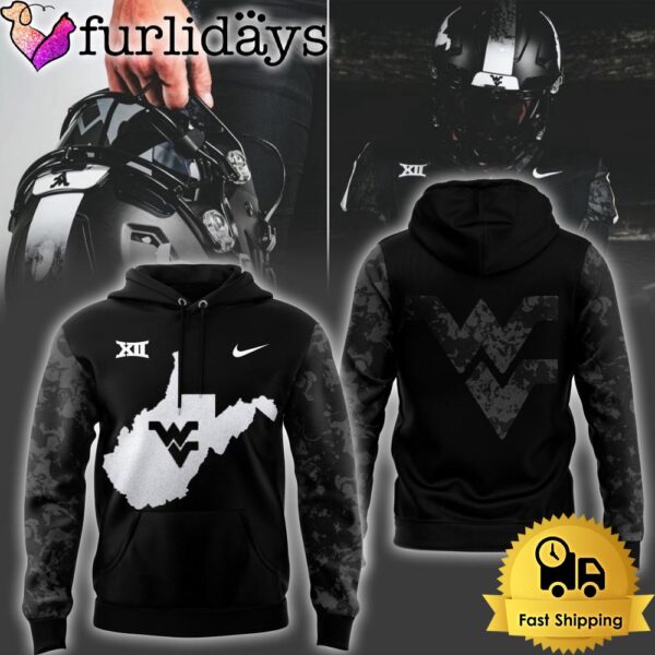 NCAA West Virginia Coal Rush Blackout Hoodie