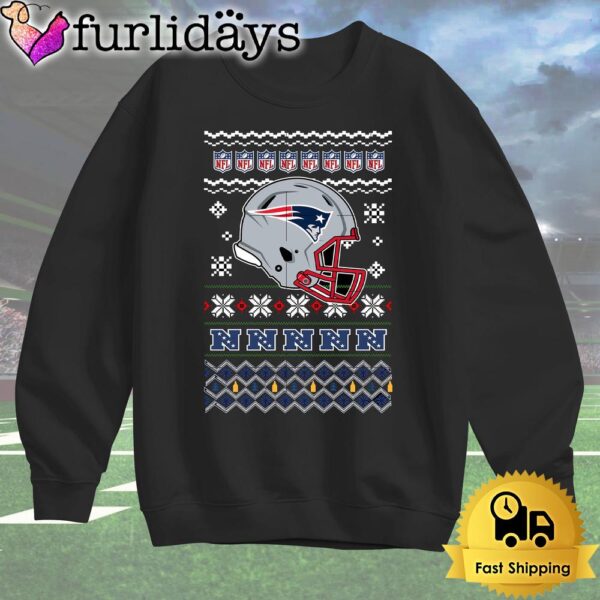 New England Patriots Helmet Team Christmas T Shirt