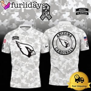 NFL Arizona Cardinals Camo 2024 Salute…