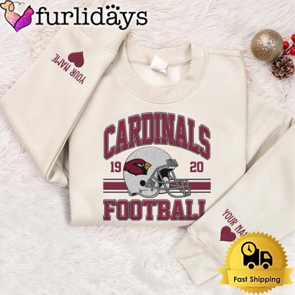 NFL Arizona Cardinals Year The Team Was Founded Custom Embroidered Sweatshirt