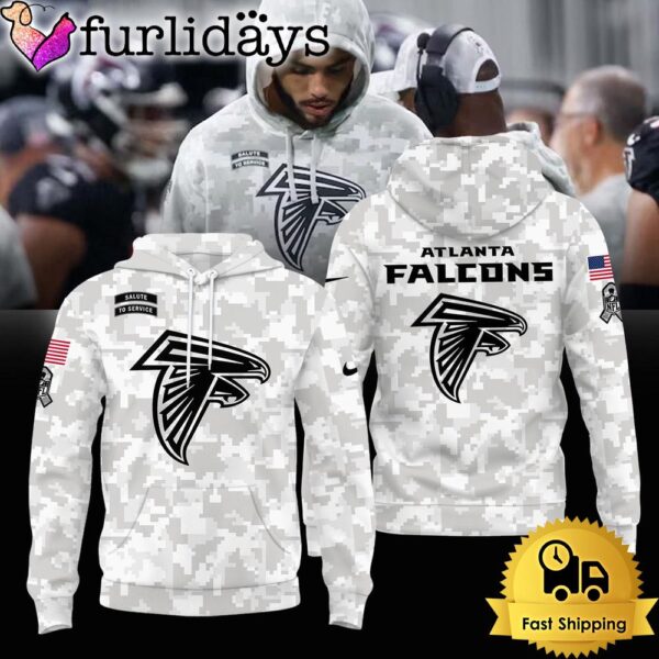 NFL Atlanta Falcons Camo 2024 Salute to Service Hoodie