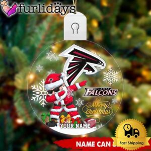 NFL Atlanta Falcons Dabbing Santa Custom…