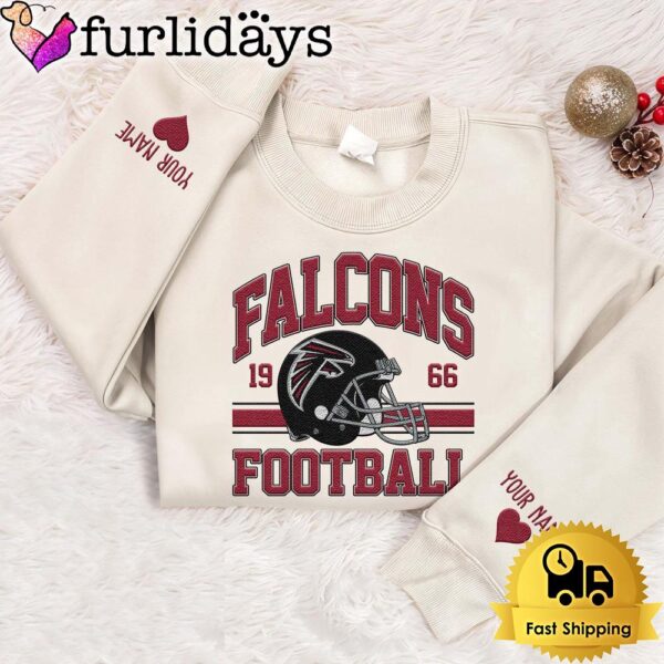 NFL Atlanta Falcons Year The Team Was Founded Custom Embroidered Sweatshirt